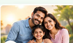 Family protected by insurance